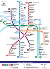 Карта метро Петербурга